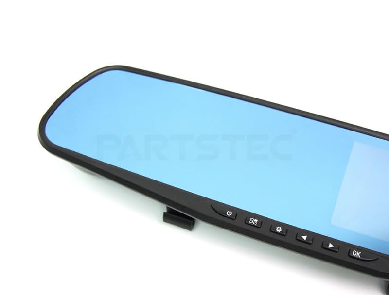 MOTOR POWER Full HD Inch Monitor Room Mirror Type Drive Recorder Rear Camera Set Rearview Mirror Cigarette Lighter Power Supply G Sensor 4.3 Built-in