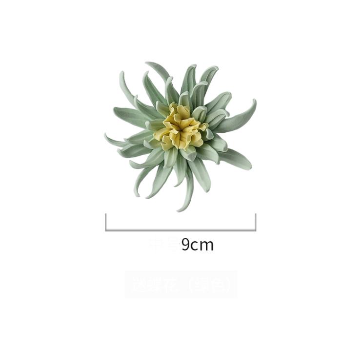 Креативная керамическая настенная фреска с цветами, украшение для дома, диван, ТВ-фон, настенные подвесные поделки, магазин, отель, декор для стены на веранде, наклейка