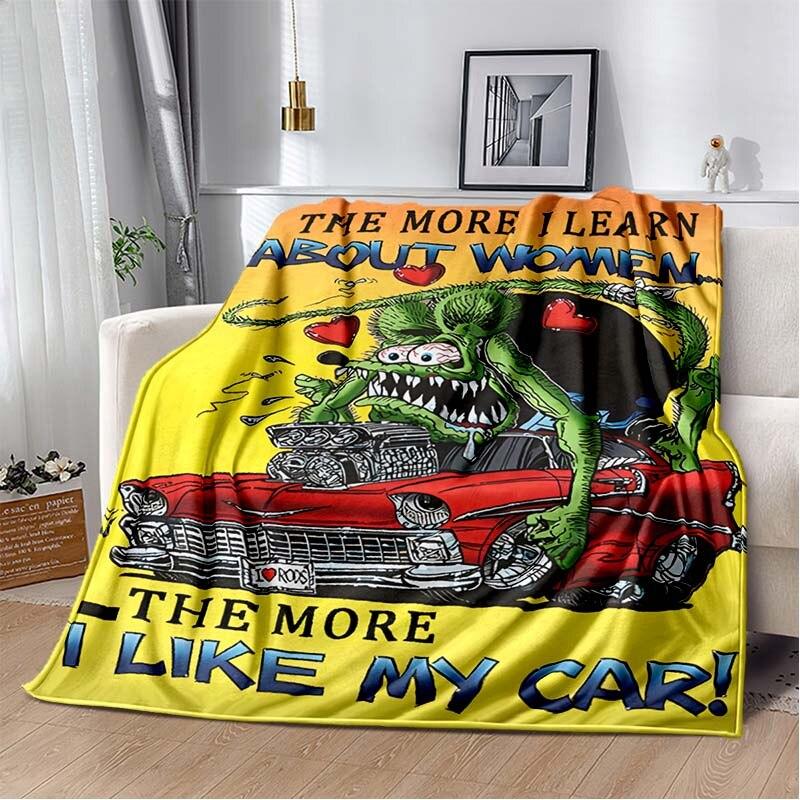 Одеяло с рисунком крысы Финка, пододеяльник для дивана, дорожное постельное белье, фланелевое одеяло, покрывало, одеяло для пикника