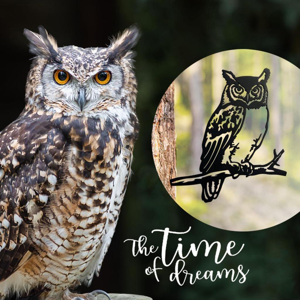 Outdoor Bald Eagle Metal Yard Decoration - Courtyard Art Statue