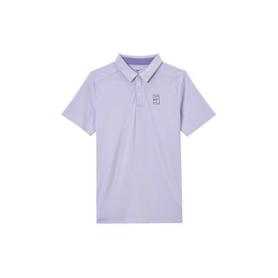 Court Advantage Dri-Fit Удобная Универсальная Простая Модная Футболка-поло с коротким рукавом Мужские топы Мягко-фиолетовый FZ6908-515