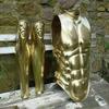 Reconstruction of a New 16Ga Brass Medieval Knight's Cuirass with Muscle Legs