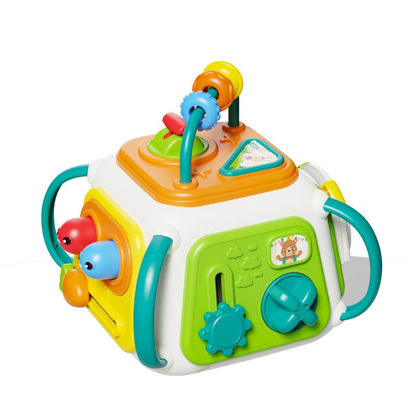 Волшебный шестигранный куб: Игрушка для раннего развития для младенцев и малышей – Тренировка интеллектуального захвата, Просвещение и Шар с активными занятиями