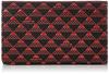 Inden Business Card Takane with Mount Fuji Traditional Koshu Original Brand Inden-ya Case, Design, Craft, Inden, Deerskin, Lacquer, (No. 2804, Red)
