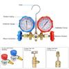 For R410A R134A R32 R404A,Manifold Meter Kit, Instrument Air Conditioner Refrigeration Fluoride Meter Kit, Diagnostic Tool