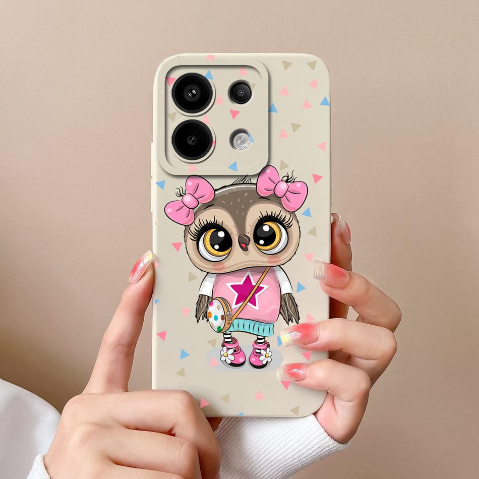 Чехол для Poco X6 Pro Стильный Мягкий Жидкий Силикон Защита Камеры Задняя Крышка Телефона Для Poco X6pro X 6 Pro Защитный Funda Capa