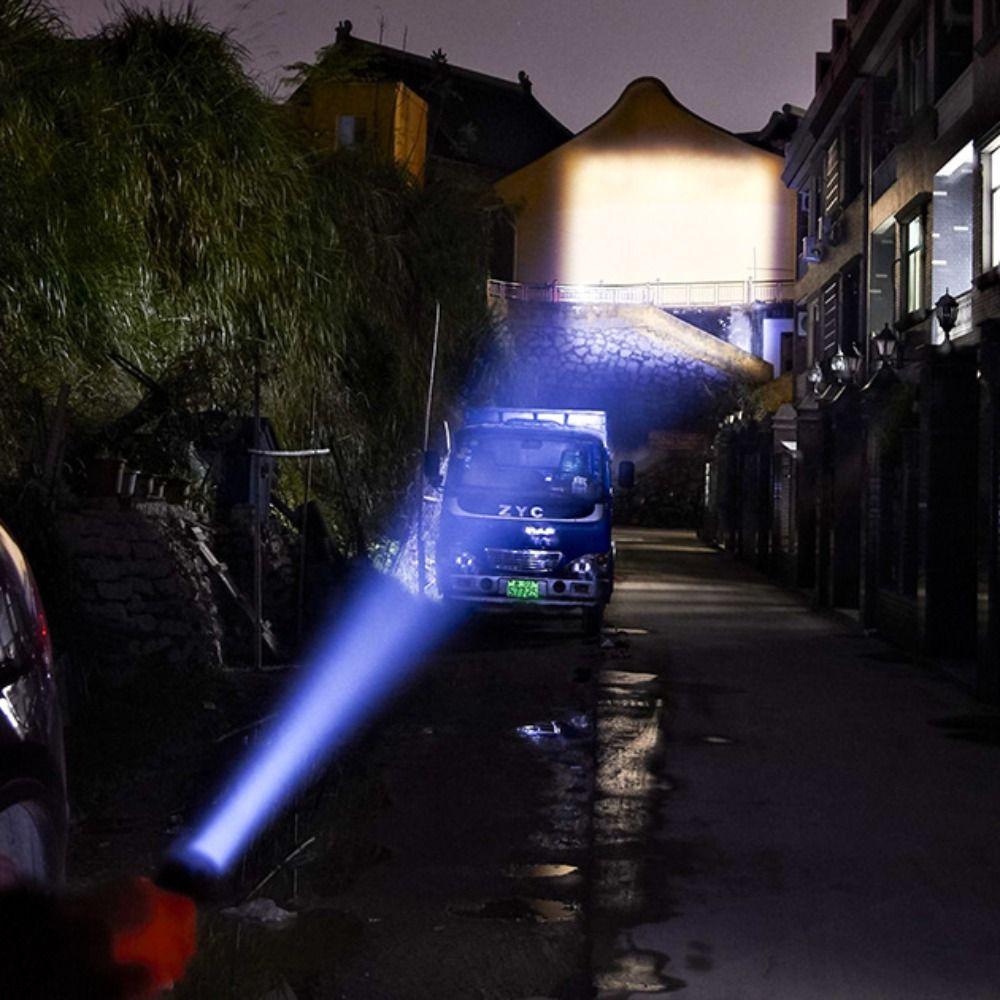 Zoomable UV Flashlight Rechargeable Ultra Violet Light Torch Anti-counterfeiting