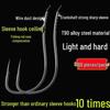 Улучшенные рыболовные крючки с длинным цевьем: Прочный, Легкий, Острый и Долговечный