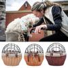 Bicycle Storage Basket Large Capacity Universal Easy To Install Handwoven Pet Seat Front Handlebars Carrier Bike Accessories