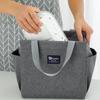 Большая вместительная сумка-холодильник Oxford Portable Zipper Thermal Lunch Bags Изолированная сумка-холодильник для кемпинга и пикника