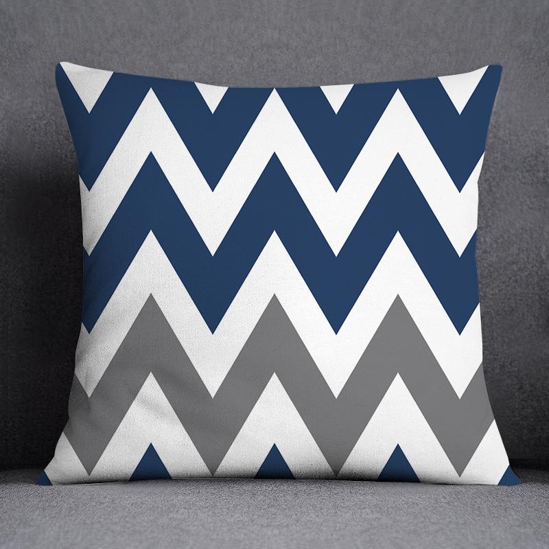 Geometric Color Pillowcase Home Decoration Pillowcase Square Pillowcase Home Office Decoration Cushion Cover