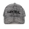 Houndstooth Cap with Checks Man