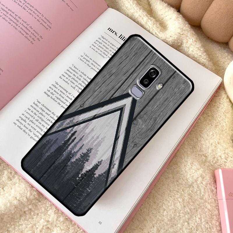 Чехол с рисунком природы из дерева для Samsung Galaxy J8 A6 A7 A8 A9 2018 J4 J6 Plus J3 J5 J7 2016 A3 A5 2017