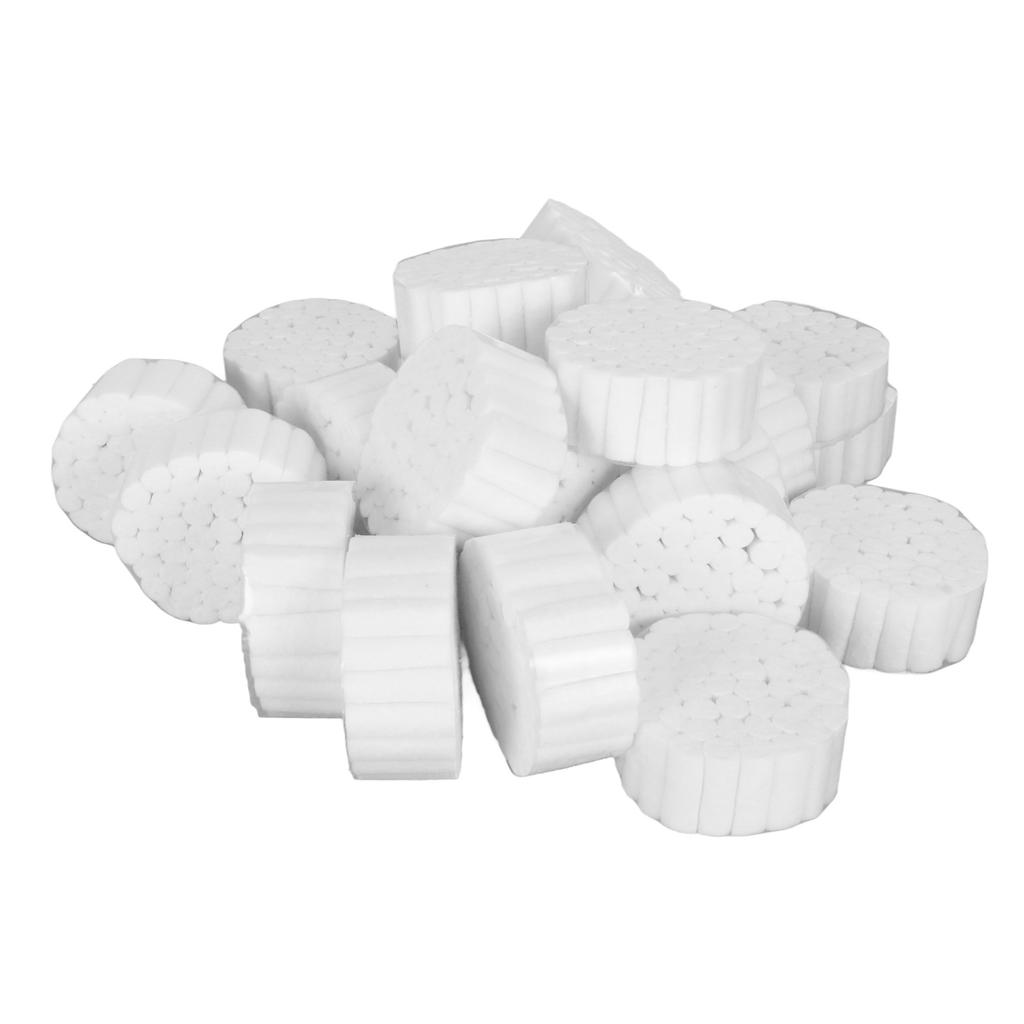 1000Pcs Cotton Rolls Dental High Absorbent Soft Comfortable Nose Bleed Plug with 20 Clips for Kids Adults Nosebleed