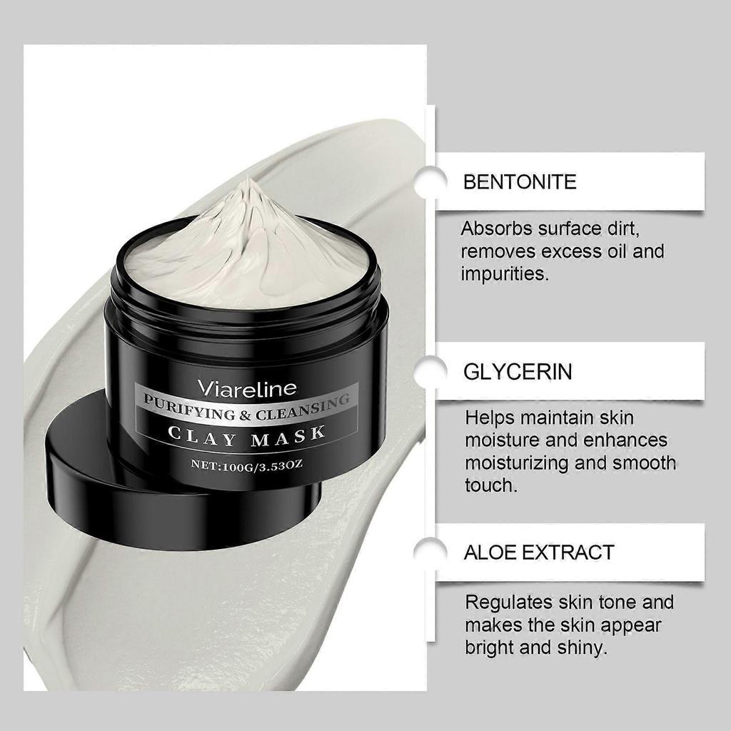 Deep Care Cleansing Mask Hydrates, Brightens, Refines Pores, And Provides Skin Moisture And Luster Care