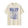 Got Too Silly Goose Funny Meme Graphic T Shirt Unisex Unisex Casual Pure Cotton Vintage Short Sleeve Breathable Tshirts Streetwear