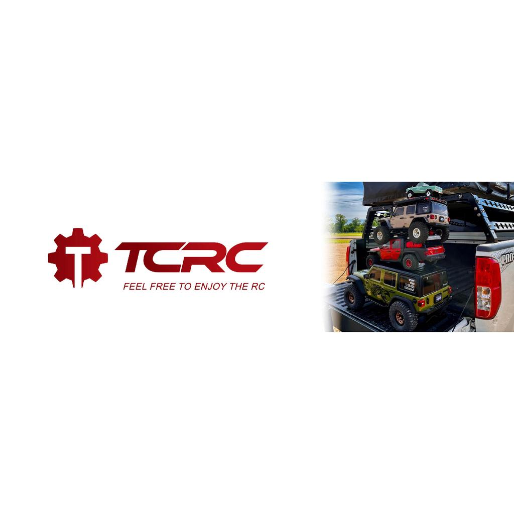 TCRC 7075 Aluminum Front Z-Box Leaf Spring Shackles for 1/10 RC4WD Trail Finder Tamiya F-350, Hilux Tundra