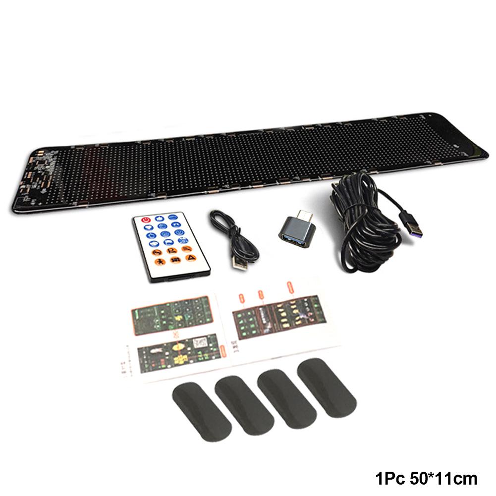 Демонические глаза Автомобильный мягкий светодиодный экран Пиксельная панель Свет Сделай сам Программируемый гибкий декоративный свет для автомобиля Грузовик Доска Лобовое стекло