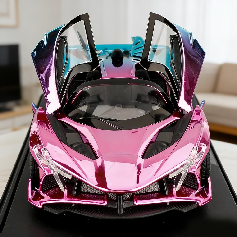 1:24 Apollo Project EVO Electroplated Diecast Alloy Model Car Metal Sound Light Children's Toys Collections Hobby Birthday Gifts For Boys