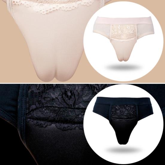 Мужские трусики в обтяжку, эластичное кружево, трусы с верблюжьей лапкой, с эффектом лифтинга бедер, скрывающие гафф-трусики, стринги для трансгендеров, кроссдрессеров, шимейлов