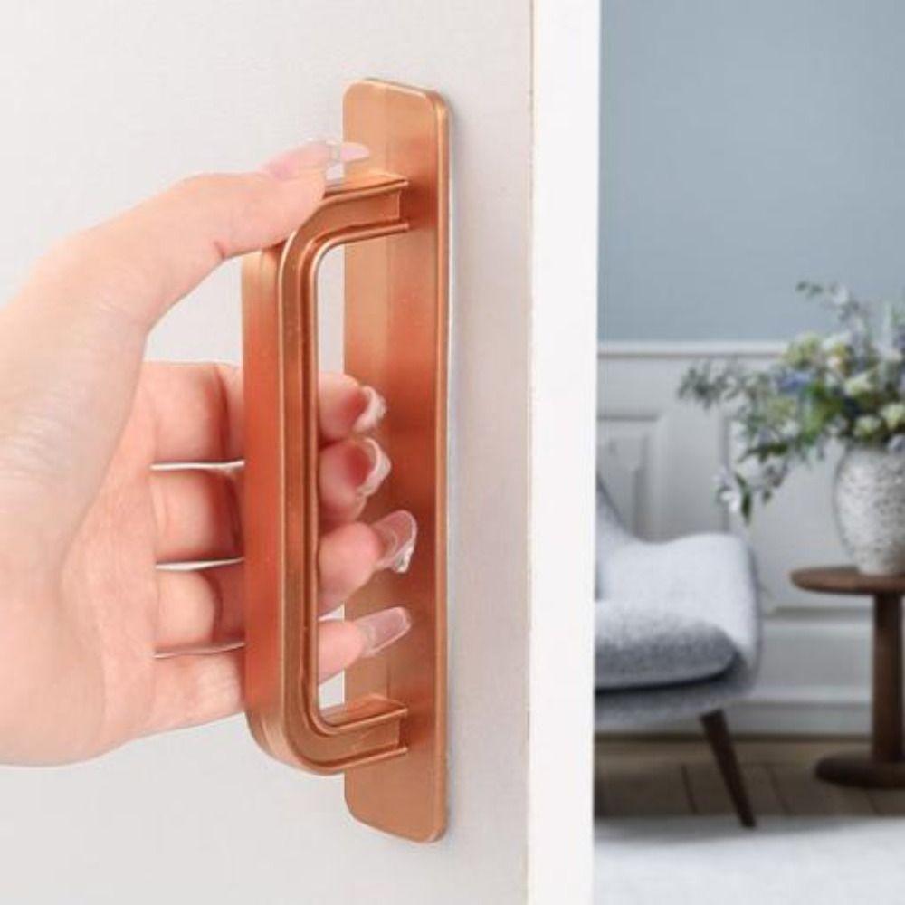 Multi-purpose Wardrobe Handle Organizer Self-adhesive Door Handle New Drawer Handles Sliding Door