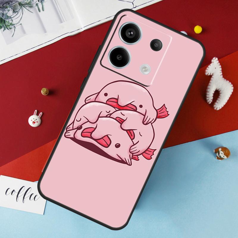 Blobfish Case For Xiaomi Redmi 12 13C 12C 10C 9C Redmi Note 13 9 10 11 12 Pro 9S 10S 11S 12S Cover