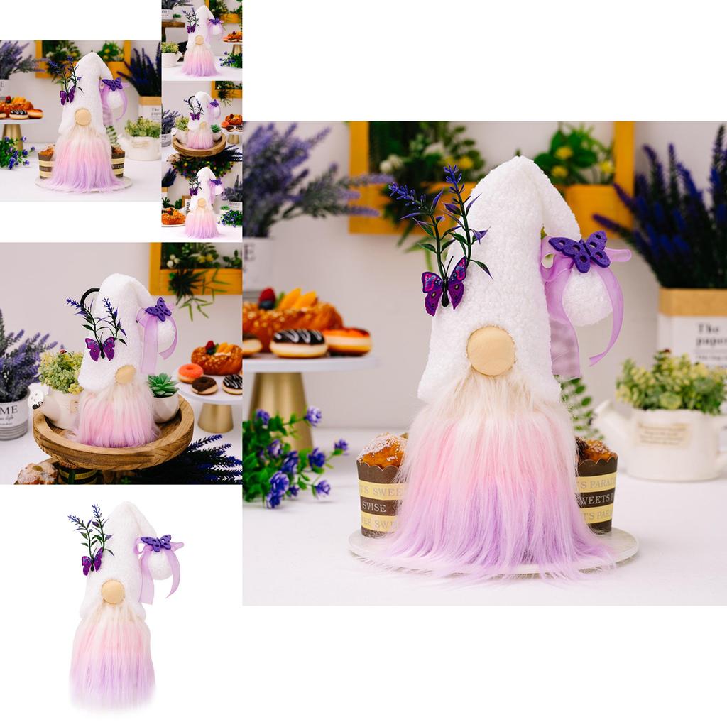 Очаровательная лавандовая кукла-бабочка ко Дню матери Элегантный фиолетовый декор для дома