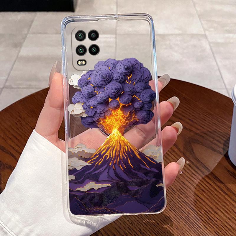 Casing For Xiaomi Mi 10 Lite 5G Youth Zoom Case Aesthetic Fashion Cute Cat Astronaut Silicone Back Cover Transparent Phone Case