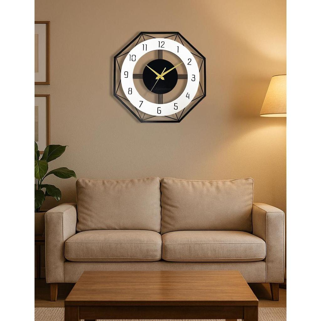 Изысканные металлические настенные часы для декора дома – Стильные часы для гостиной и спальни, Дизайнерские настенные часы, Большие подвесные часы