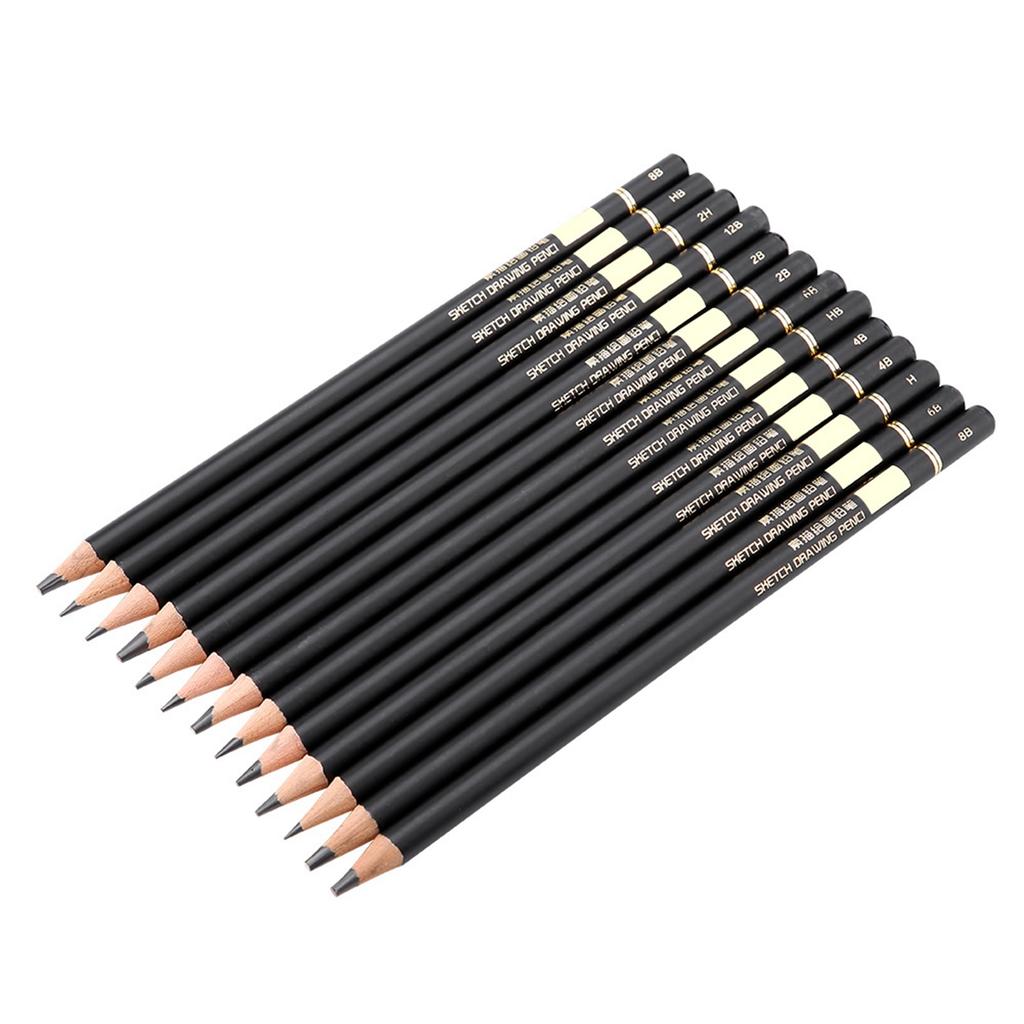 29pcs Drawing Sketch Set Charcoal Pencil with Eraser Art Craft Painting Sketching Kit