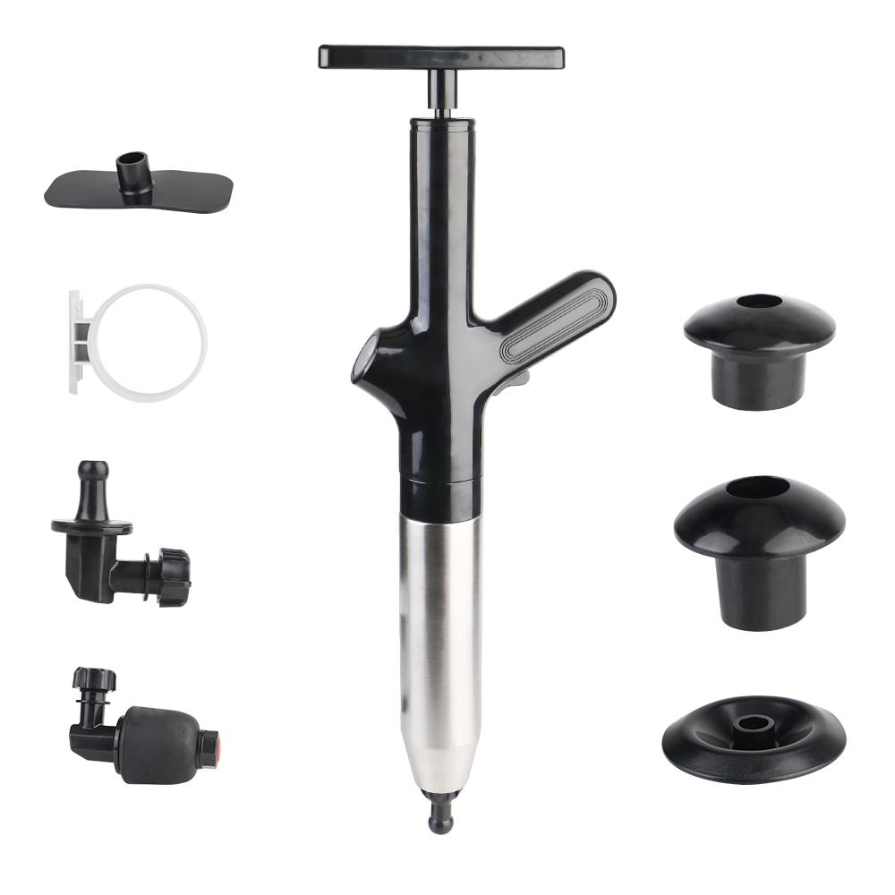Bath Toilets Bathroom Shower Sink Bathtub Toilet Clogged Unclogging Device High Pressure Drain Plunger Dredge Clog Pipe Plunger