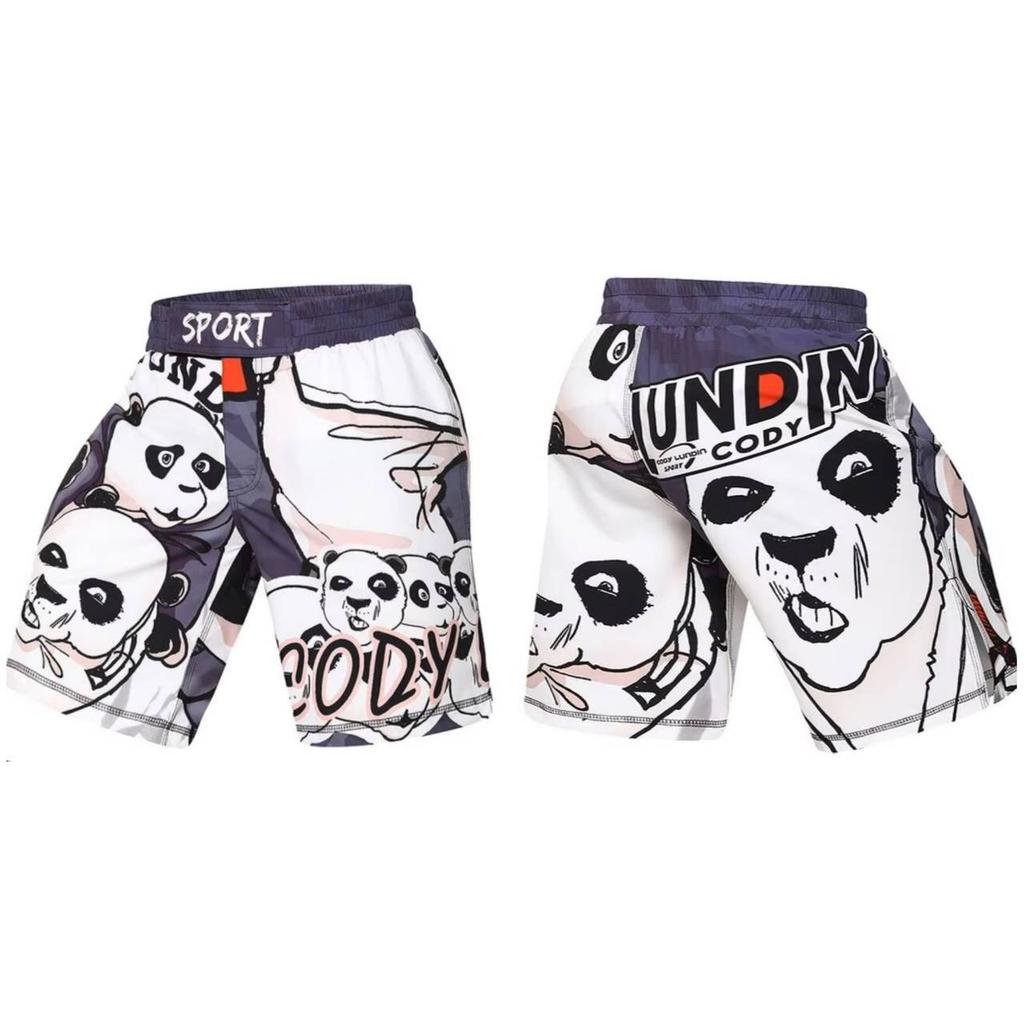Snake Cobra Wolf Skull Panda Shark Monkey MMA Muay Thai Kick Boxing Shorts Martial Art UFC Boxer Unisex Men Women Pants Training Sport