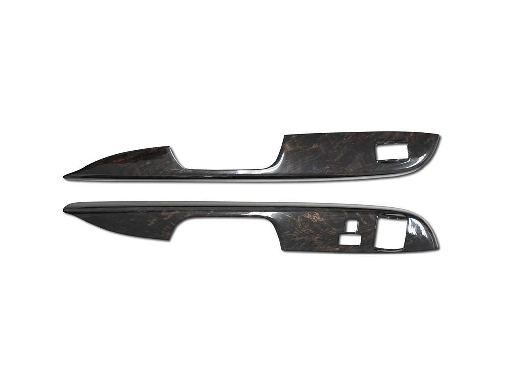 Dark Prime Interior 16 Black Mahogany Wood Grain for Toyota Hiace 200 Series 7th Standard TRISTAR'S Panel, Panels, (4th, 5th, 6th, Generation, S-GL,