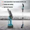 6 Inches Handheld Mini Electric Pruning Chain Saw Rechargeable Small Brushless Lithium Electric Saw Household Woodworking Single Hand Saw