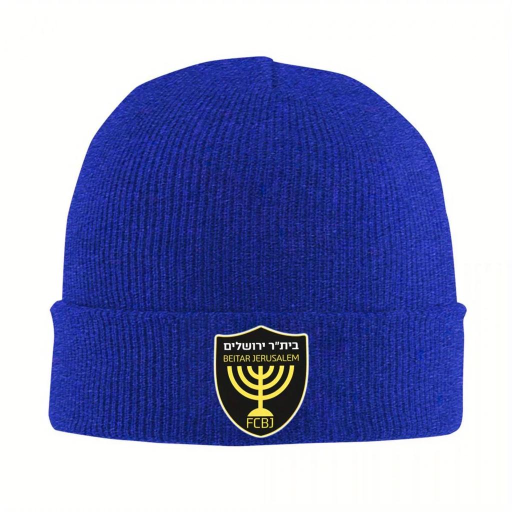 New New Beitar Jerusalem FC Bonnet Hats Beanie Hats Pattern Knitted Hat Spring Trendy Unisex Women Hippie Thermal Elastic Cap