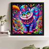 DIY Diamond Painting Round Diamond Mr. Lovely Cat Full Diamond Mosaic Home Decoration Painting Cross Stitch Kit