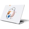Защитный чехол - Booling - для MacBook Pro 16 дюймов - Жесткий - Рисунок Девушка - Шикарный - Белый