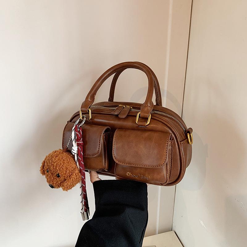 Нишевая дизайнерская сумка 2025 новая трендовая высококлассная портативная сумка-подушка текстурная универсальная на плечо сумка-мессенджер женская сумка