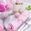KESOTE Easter Napkin Rings Set of 6, Bunny Napkin Rings Gold Napkin Holder Rings for Easter Dinning Table Decorations