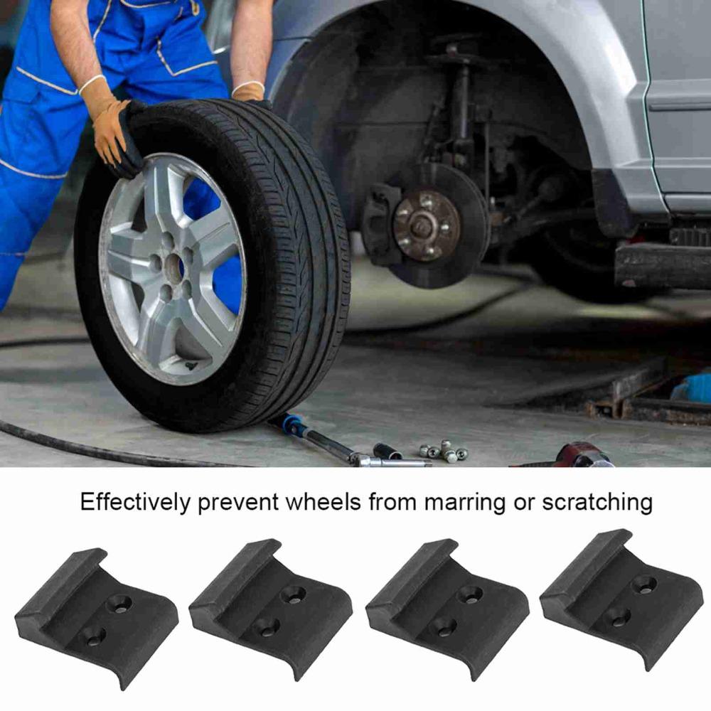 4PCS Anti-Slip Grooved Texture Tire Changer Clamp Cover Tire Center Technicians