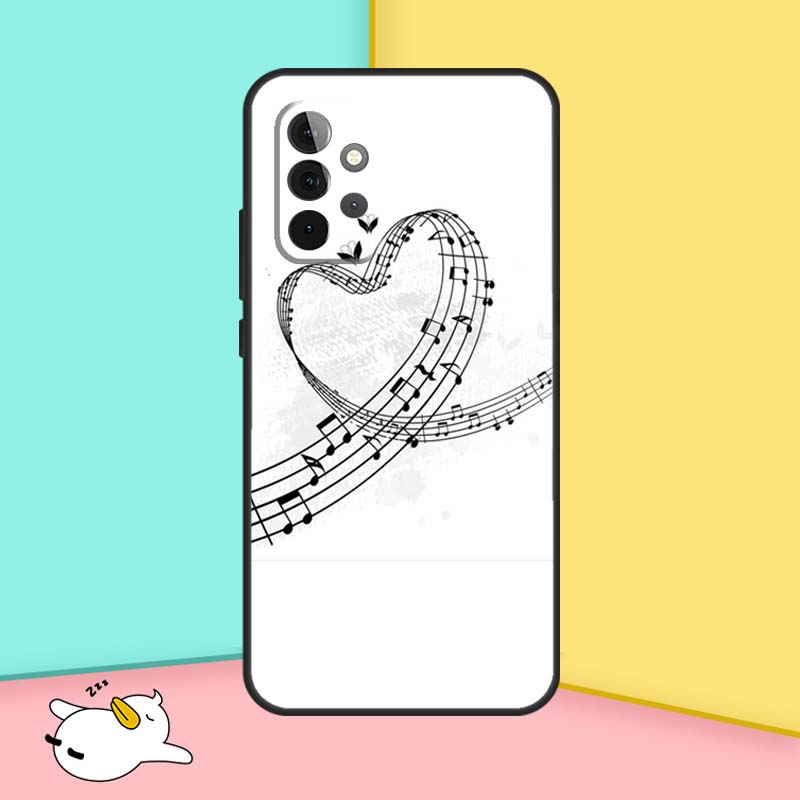 Символ Музыкальная нота Чехол для пианино Для Samsung Galaxy A15 A55 A35 A52 A32 A12 A16 A26 A36 A56 A53 A33 A13 A14 A34 A54 A17