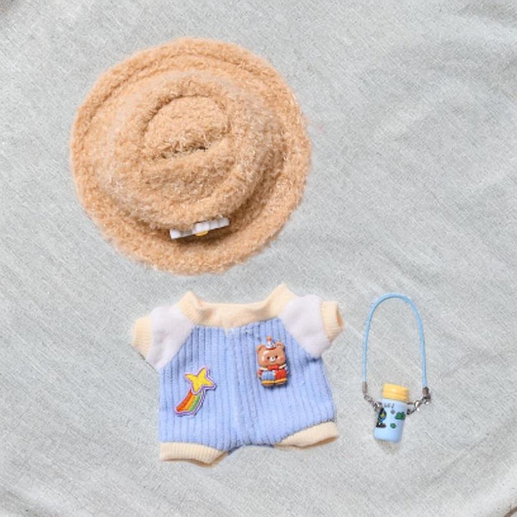 15 17 см плюшевая кукольная одежда, мягкая кукла с чайником,