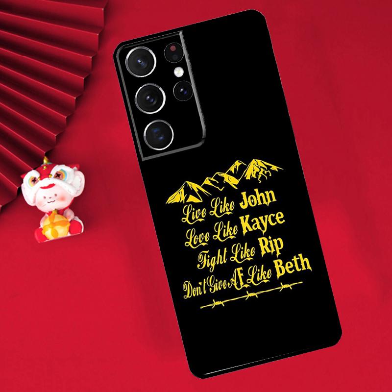 Yellowstone Tv Show Case For Samsung Galaxy S26 S25 S24 Ultra S21 S20 S22 S23 Ultra S10 Plus S25 FE Cover Funda
