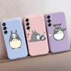 Totoro Anime Phone Case For iPhone Samsung A55 S24 FE S25 M35 A16 Xiaomi Redmi Note 13Pro 14C Huawei Honor Realme Shockproof Anti-Scratch Matte Cover