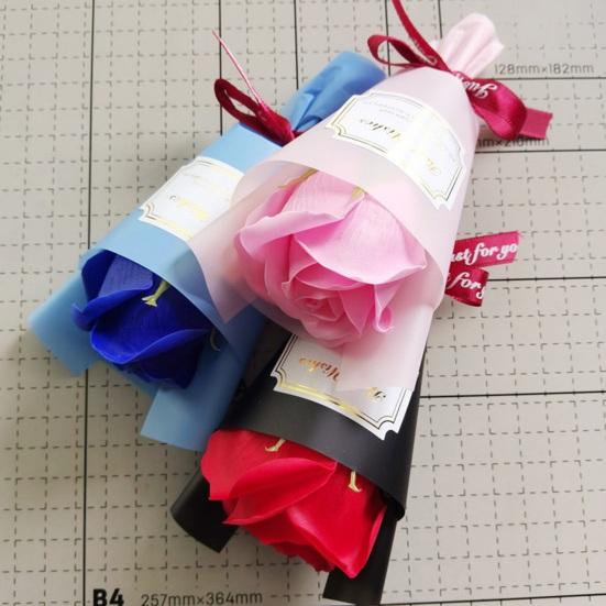 Мини-мыло для ароматерапии с ароматом букета роз, искусственный стабилизированный цветок розы, подарки на День святого Валентина для женщин, девушки, мамы, жены