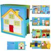 Toddlers Montessori Toy Busy Book 3D Baby Story Cloth Activities Felt Quite Book Board Preschool Learning Education Travel Toys