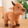 Cow Brown Plush Toy Animal Stuffed Dolls Bedroom Decoration Kids Cute Gifts