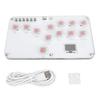 Leverless Game Controller Acrylic 12 Keys DIY Leverless Fighting Controller with Custom RGB and