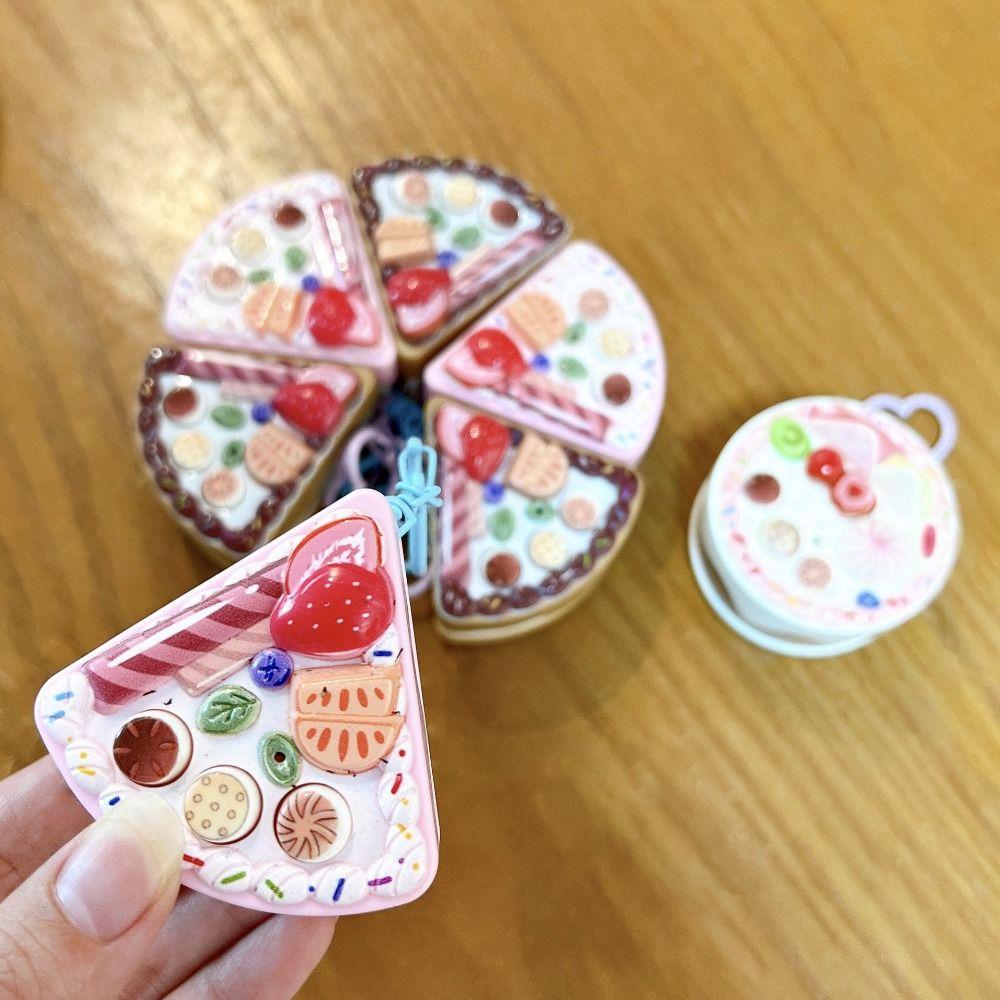 Keyring Voice Recording Keychain with Happy Birthday Song Dessert Bag Charm Pendant Birthday Gift