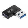 Переходник SUNROZ OTG адаптер 90° USB 3.0 - USB 3.0 (M/F) 10Gbps, металл (A485660)